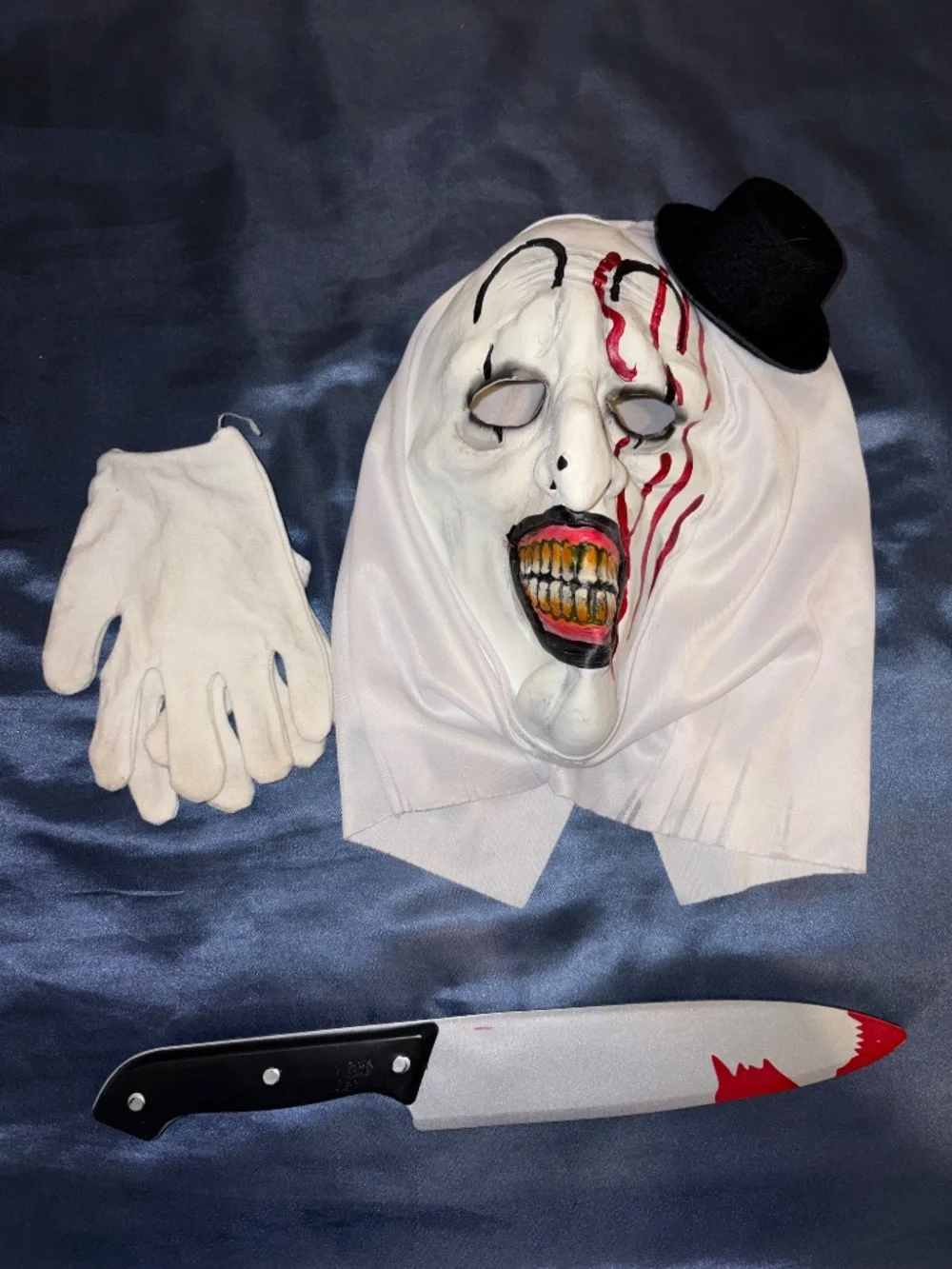 NWOT Kids Terrifying Clown Halloween Costume With Mask Size 140 (6-7) Years